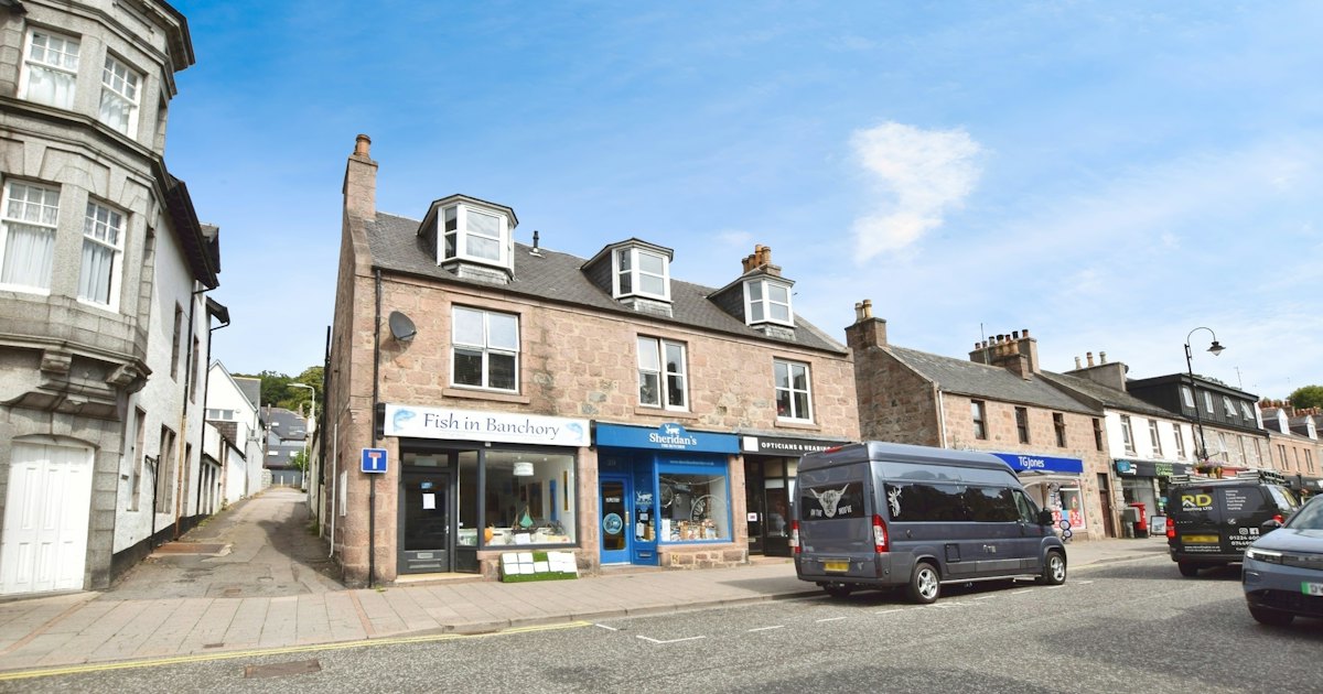 Photograph of 1 bedroom flat for sale in Banchory Aberdeenshire, from the original listing