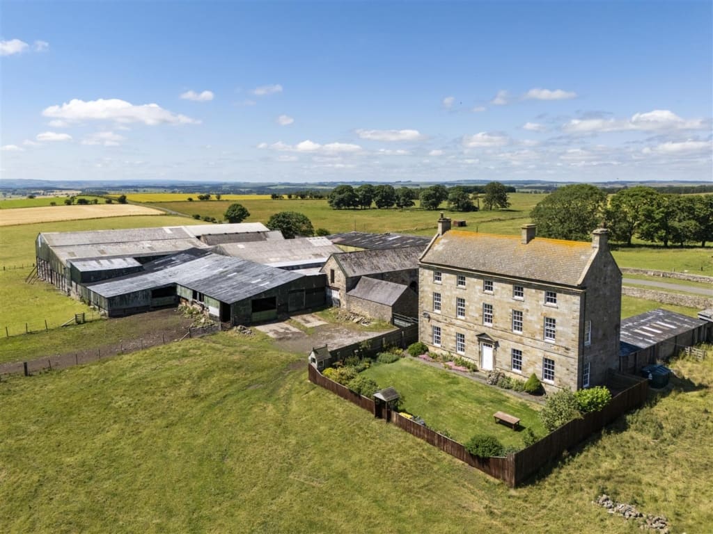 Photograph of South Farm, Ryal, Northumberland, from the original listing