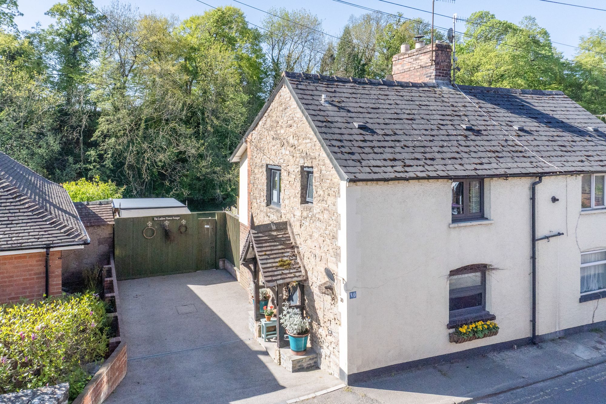 Photograph of Anglers Cottage, 30 Temeside, Ludlow, SY8 1PB, from the original listing