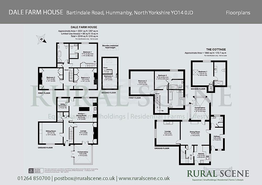 Floorplan of Hunmanby NORTH YORKSHIRE, from the original listing
