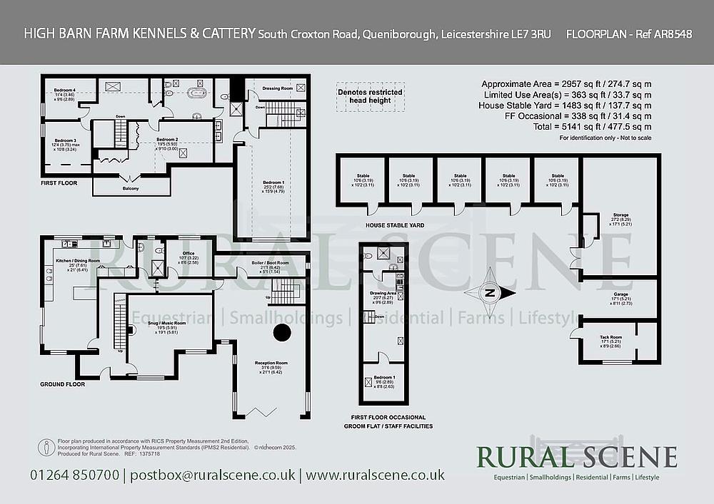 Floorplan of Queniborough LEICESTERSHIRE, from the original listing