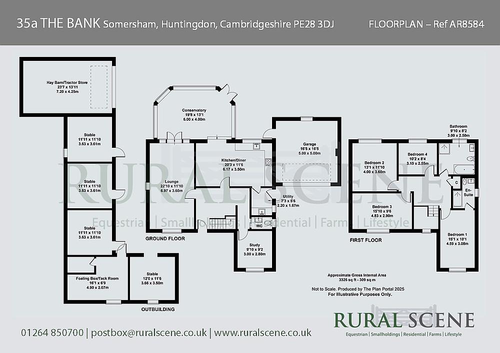 Floorplan of Somersham CAMBRIDGESHIRE, from the original listing