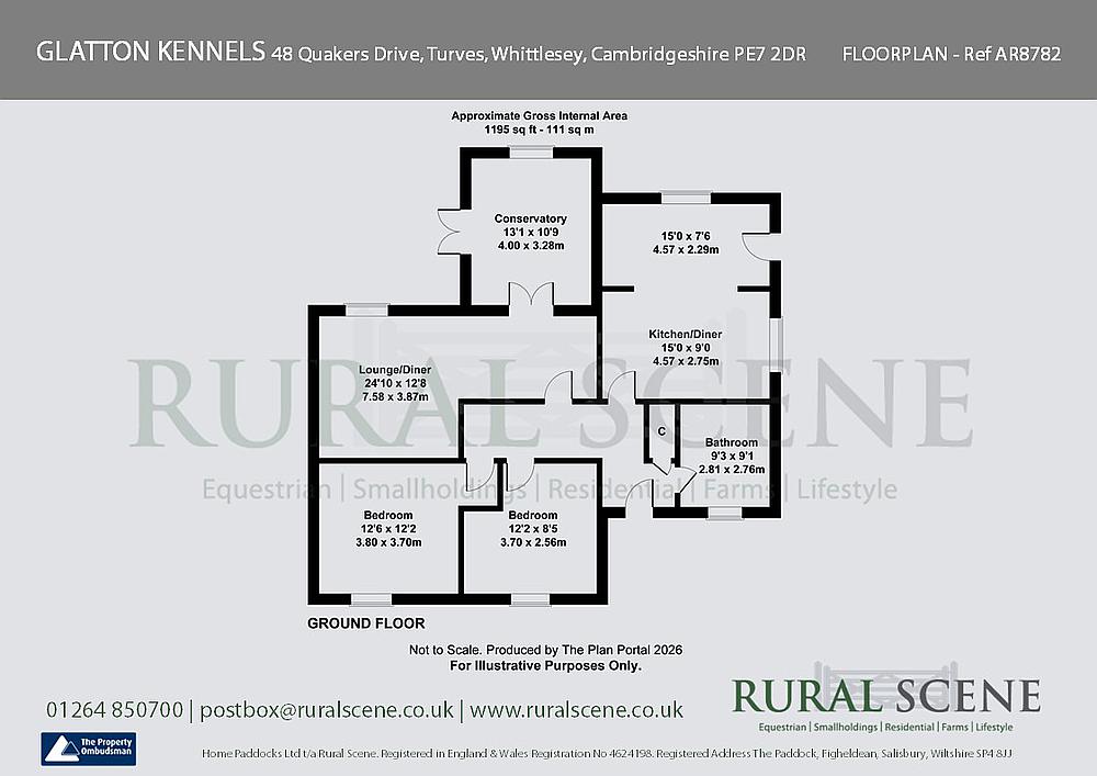 Floorplan of Turves CAMBRIDGESHIRE, from the original listing