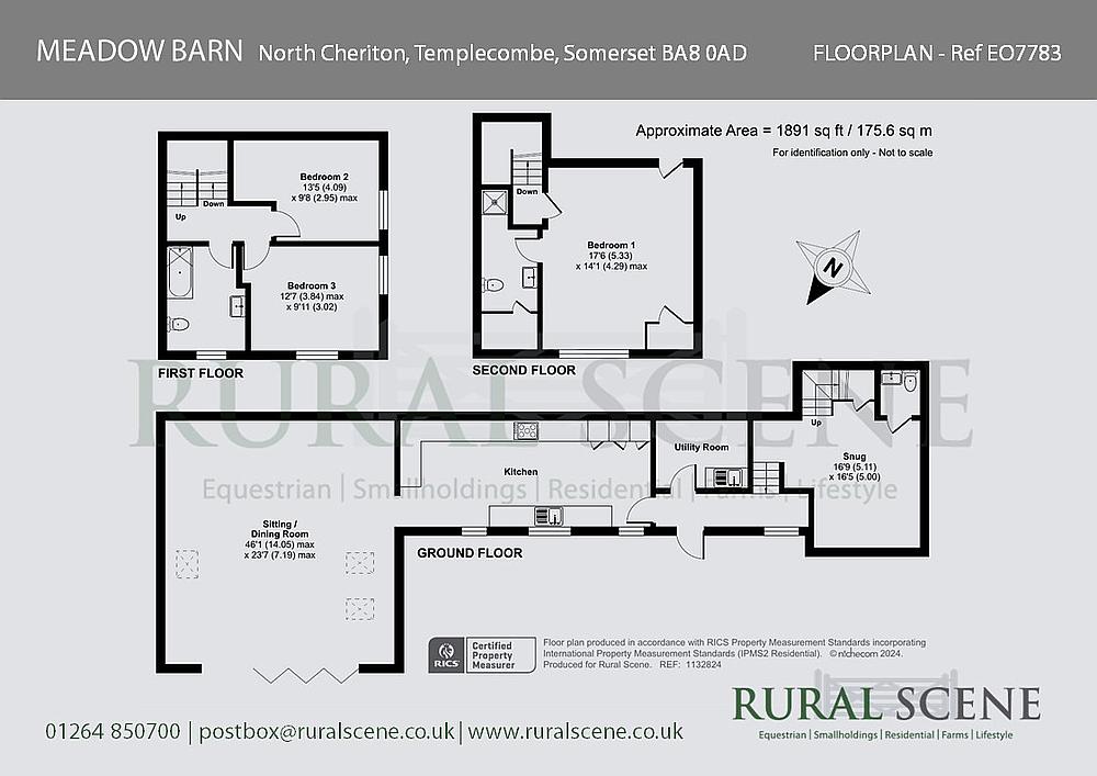 Floorplan of North Cheriton SOMERSET, from the original listing