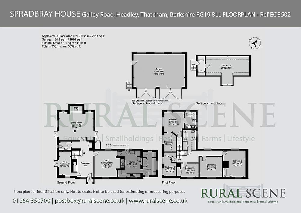 Floorplan of Headley BERKSHIRE, from the original listing