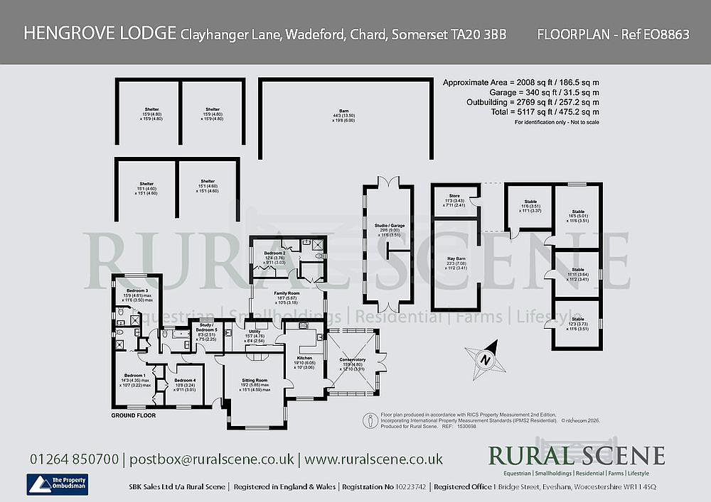 Floorplan of Wadeford SOMERSET, from the original listing