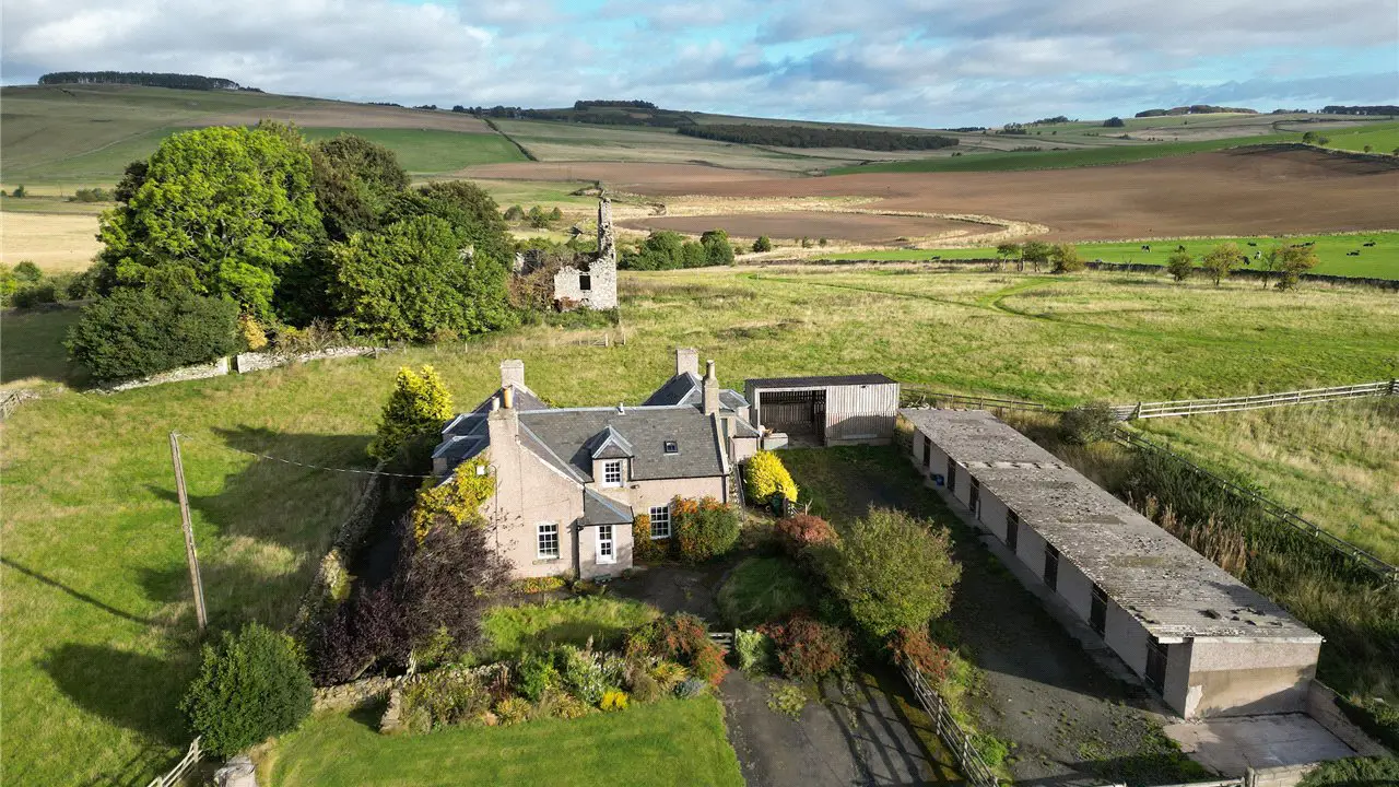 Photograph of Langshaw Lodge, from the original listing
